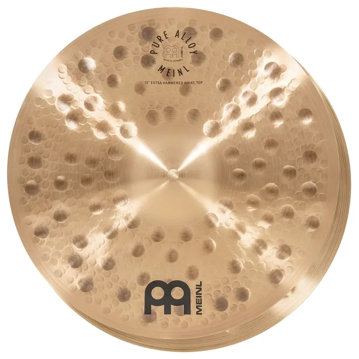 Meinl Pure Alloy 15 inch Extra Hammered Hi Hat Cymbals PA15EHH