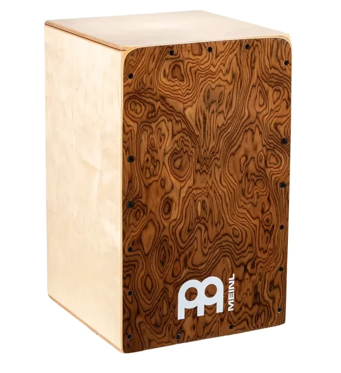 Meinl (SC100BW) Snarecraft Cajon – Burl Wood Front Plate