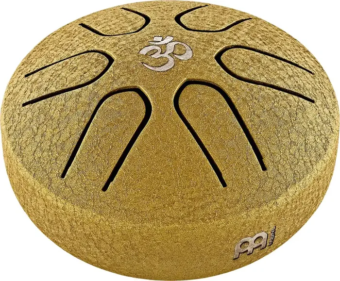 Meinl Sonic Energy Pocket Steel Tongue Drum A Major, 6 Notes – Gold, OM / 3″/7,6 cm