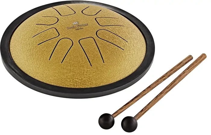 Meinl Sonic Energy Small Steel Tongue Drum C Minor, Gold / 7″/18 cm