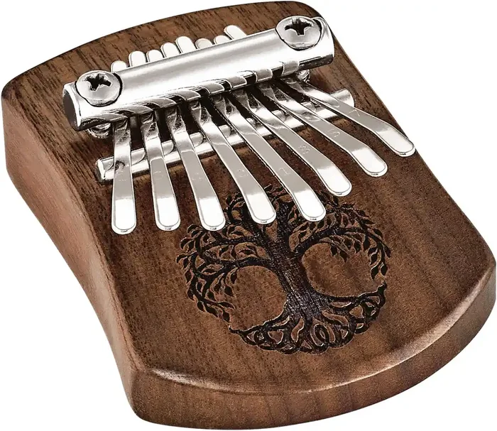 MEINL Sonic Energy Solid “Tree of Life” Mini Kalimba – 8 notes / black walnut