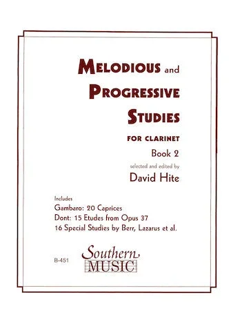 Melodious and Progressive Studies for Clarinet – Book 2