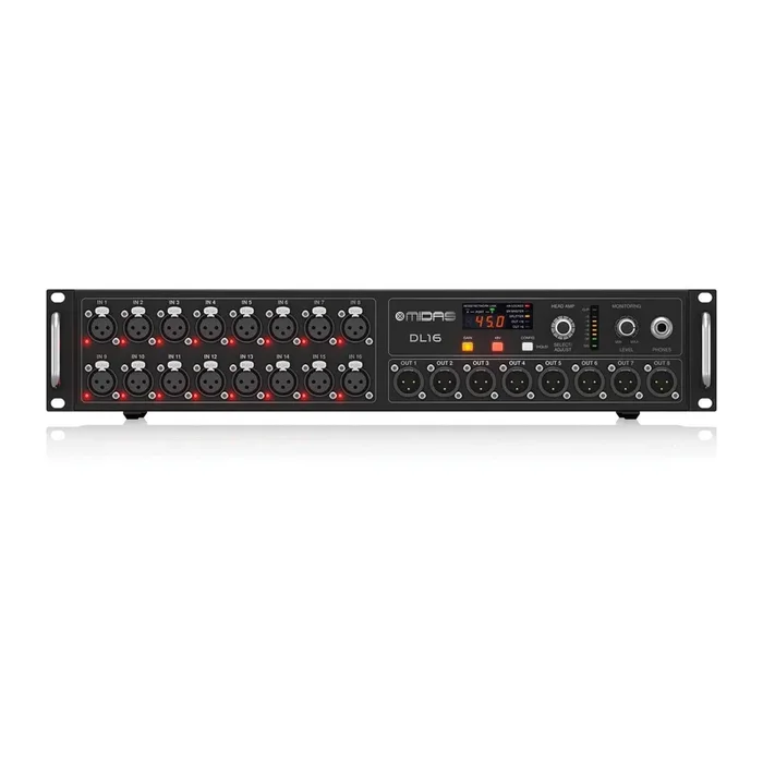 Midas DL16 stagebox – 16 inputs, 8 outputs