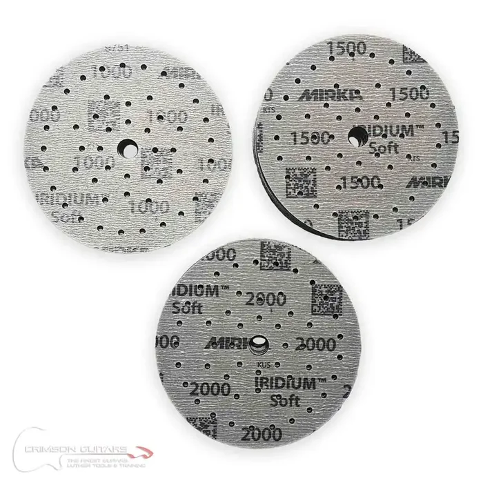 Mirka Iridium Soft – Ø 150mm Grip Multi – All 3 Grits Pack Bundle
