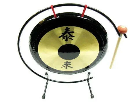 Mitello 10″ Gong with Stand and Beater