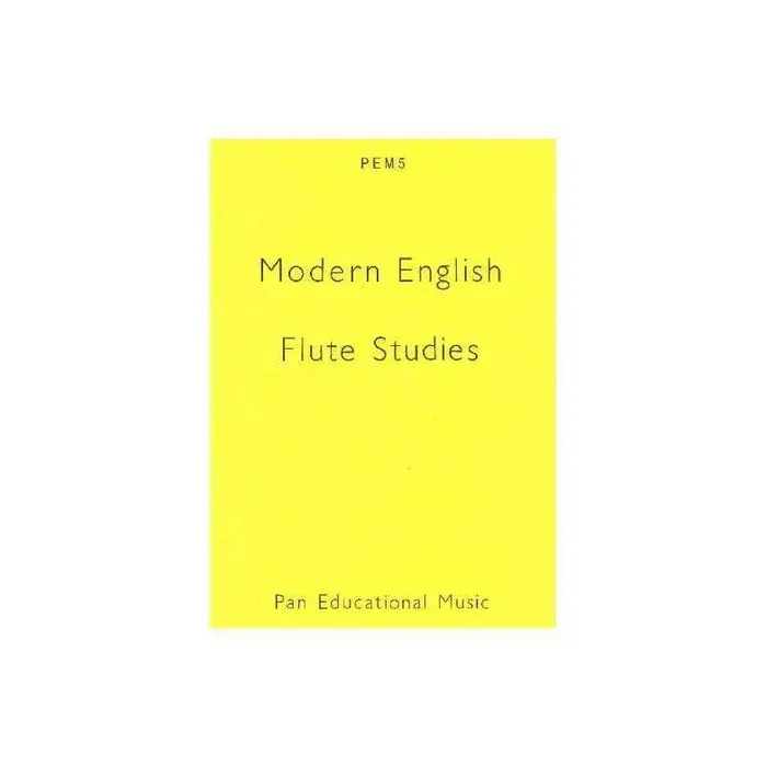 Modern English Flute Studies