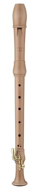 Moeck Flauto Rondo Alto Recorder in Pearwood with Double Keys