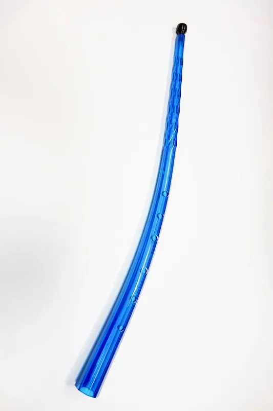 Monk Cornetto in G (a440) – Blue Crystal Resin – by Jeremy West