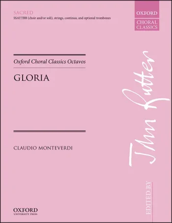 Monteverdi : Monteverdi: Gloria: Vocal SSAATTBB (OUP) Digital Edition