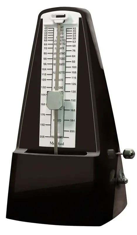 Montford (MFMT40) Pyramid Metronome With Bell – Polish Black