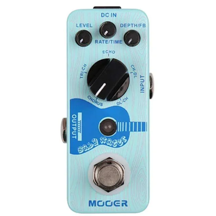 Mooer ‘Baby Water‘ Acoustic Delay and Chorus Pedal