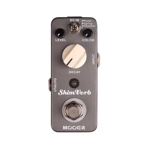 Mooer (MRV1) Micro Series ShimVerb Reverb Guitar Effects Pedal