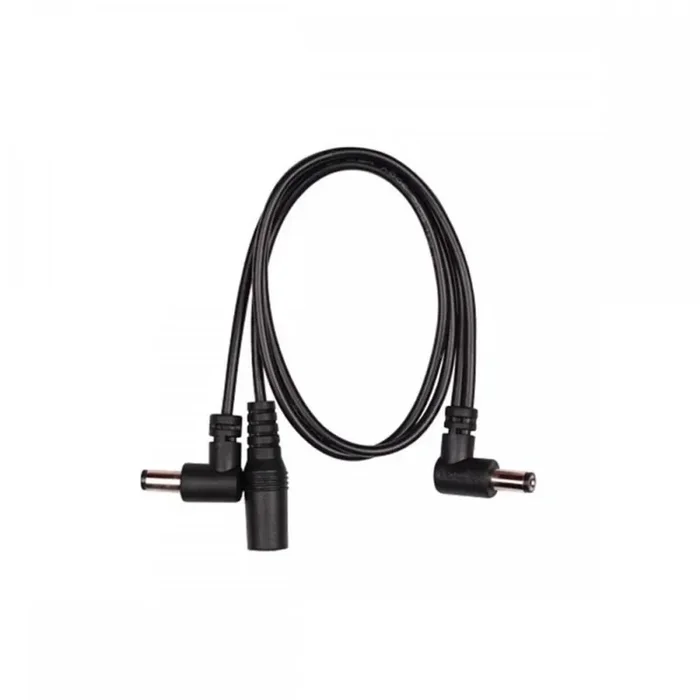 MOOER PDC-2A Daisy Chain Power Cable, Angled, for up to 2x Guitar Effects Pedals