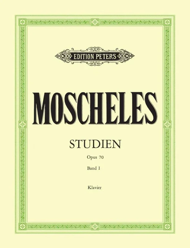 Moscheles – Studies Op 70 Vol 1 (Softcover Book)