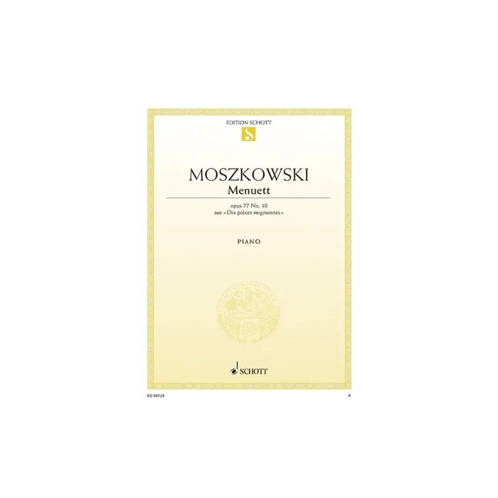 Moszkowski, Moritz – Berühmtes Menuett op. 77