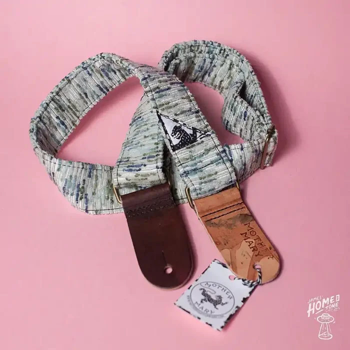 Mother Mary Company handmade guitar strap – ‘Beach Motel‘