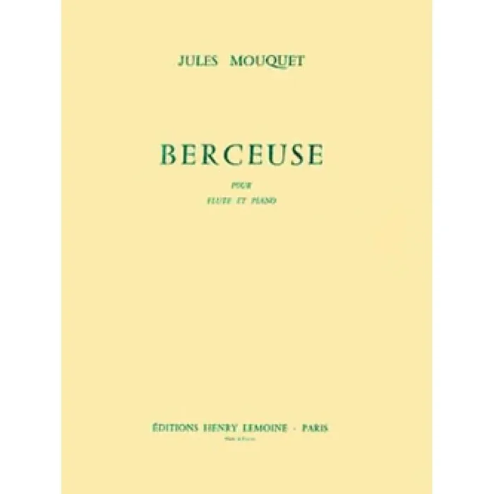 Mouquet, Jules – Berceuse Op.22