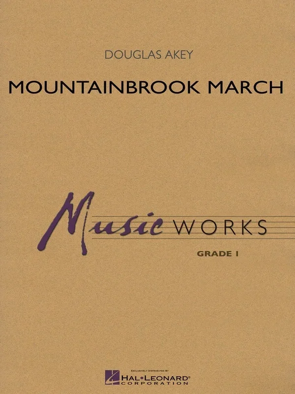 Moutainbrook March Music Works 1 W/CD (Music Score/Parts/CD)