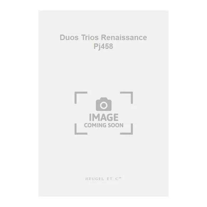 Mouton, Jean – Duos Trios Renaissance Pj458
