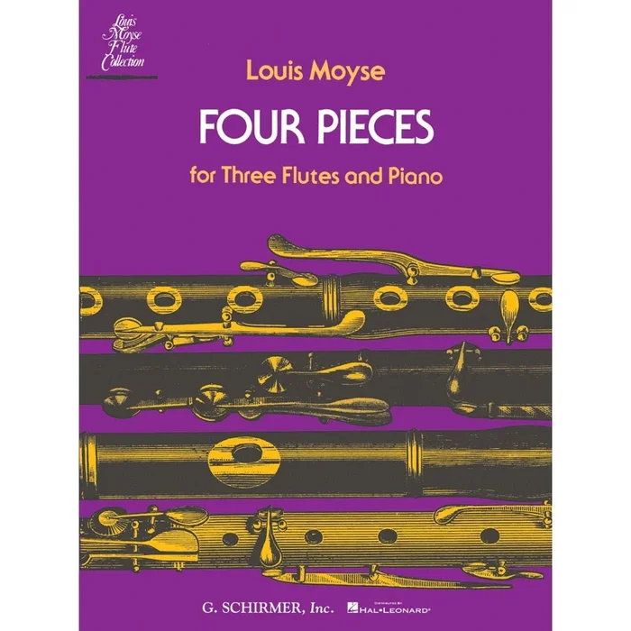 Moyse, Louis – 4 Pieces for Three Flutes and Piano