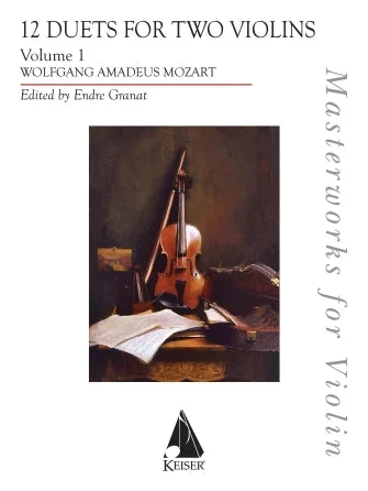Mozart: 12 Duets for Two Violins – Volume 1