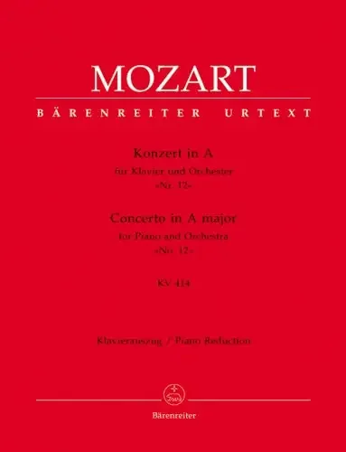 Mozart – Concerto in A Major for Piano and Orchestra No.12 – KV414