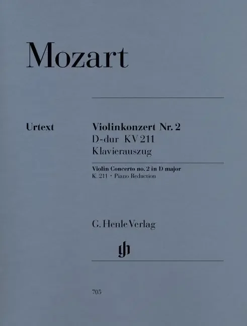 Mozart – Violin Concerto No.2 in D K.211 – Urtext