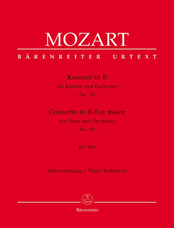 Mozart: Piano Concerto No 15 in B Flat K450