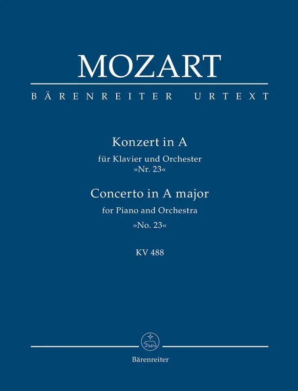 Mozart: Piano Concerto No 23 in A K488 – Study Score