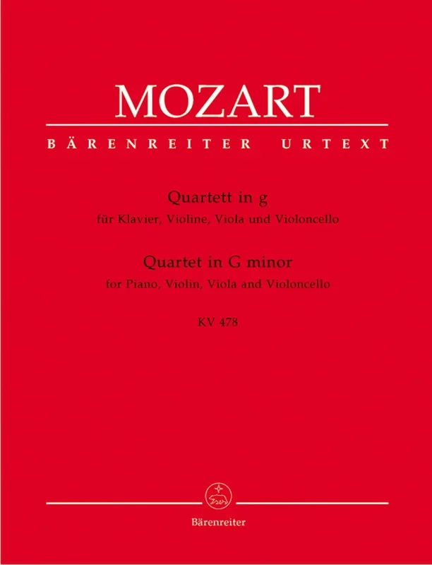 Mozart: Piano Quartet in G Minor, K. 478