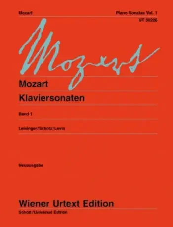 Mozart Piano Sonatas Vol.1 UT 505226 Klaviersonaten Band 1 (Schott Publishing)