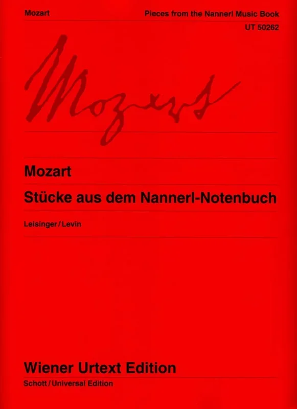 Mozart: Pieces From “The Nannerl Music Book “
