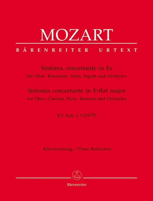Mozart: Sinfonia Concertante E Flat – Piano Reduction