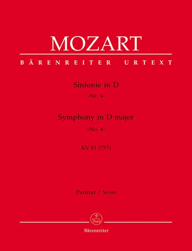 Mozart: Symphony in D Major, No. 4, K. 81 (73l)
