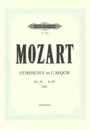 Mozart : Symphony No 36: C Major: K425: Miniature Score