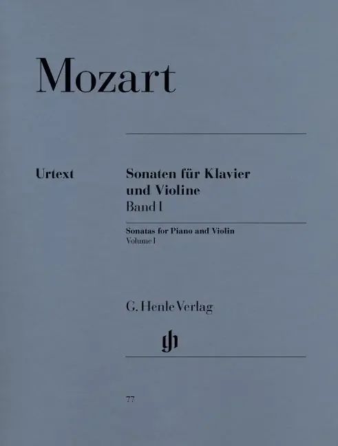Mozart Violin Sonatas – Vol.1 Violin