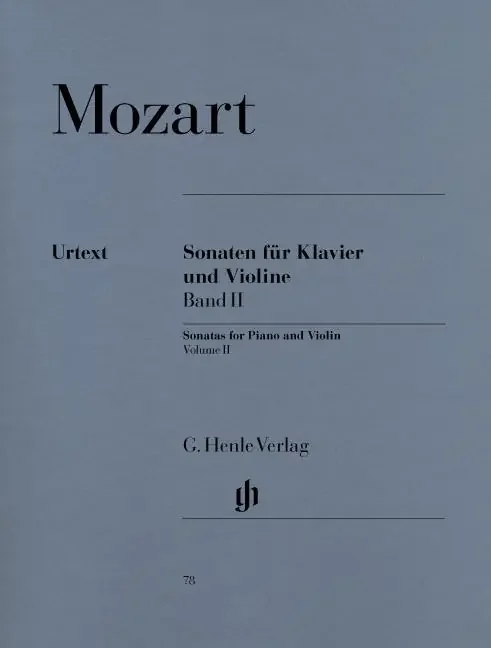 Mozart Violin Sonatas – Vol.2 Violin
