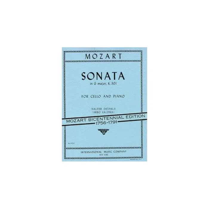 Mozart, Wolfgang Amadeus – Sonata in G major KV 301