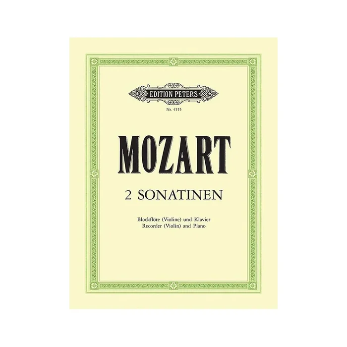 Mozart, Wolfgang Amadeus – Sonatinas No.2 & 4 in B flat K439b