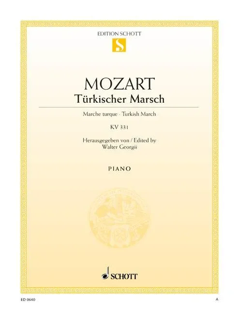 Mozart, Wolfgang Amadeus : Mozart, Wolfgang Amadeus : Turkish March, – piano – Schott Digital