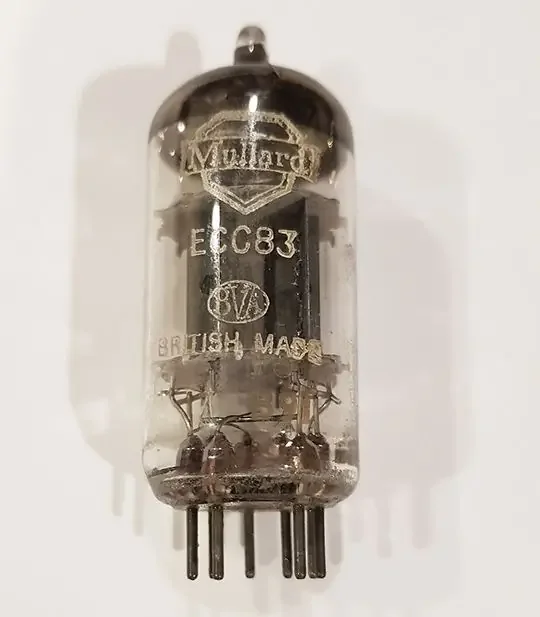 Mullard Ecc83 – Long Plate