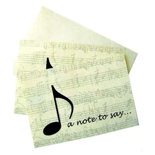 Music Gifts – Notelets