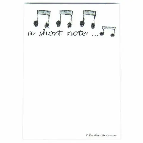 Music Note Pad – Music Gits