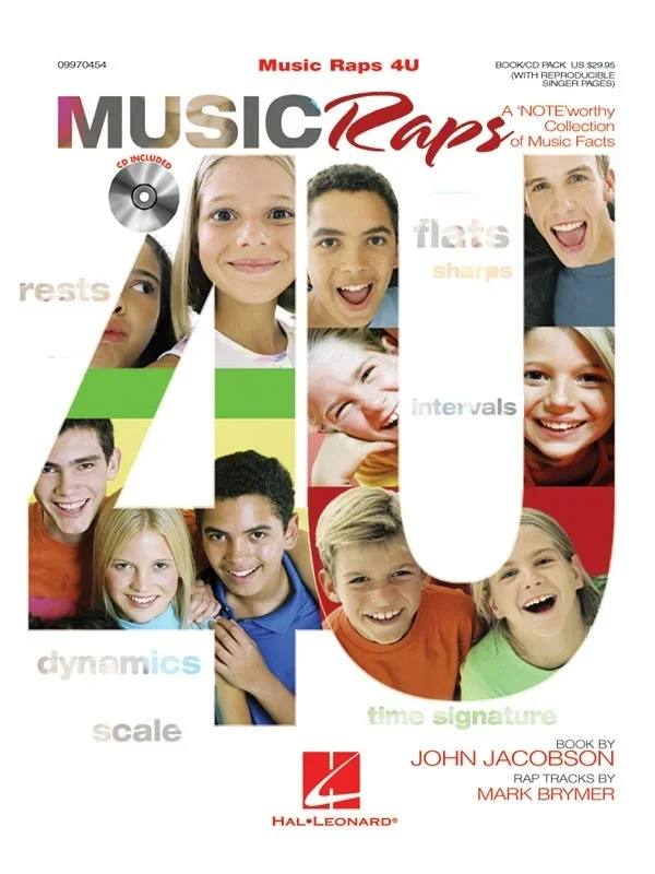 Music Raps 4 U Book/CD (Softcover Book/CD)