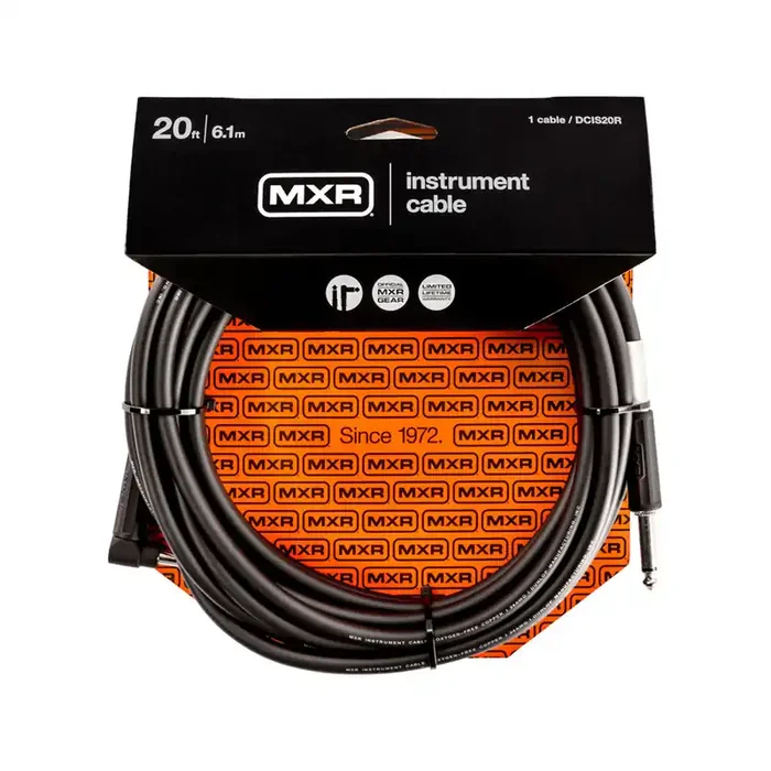 MXR 20ft Standard Instrument Cable, Right