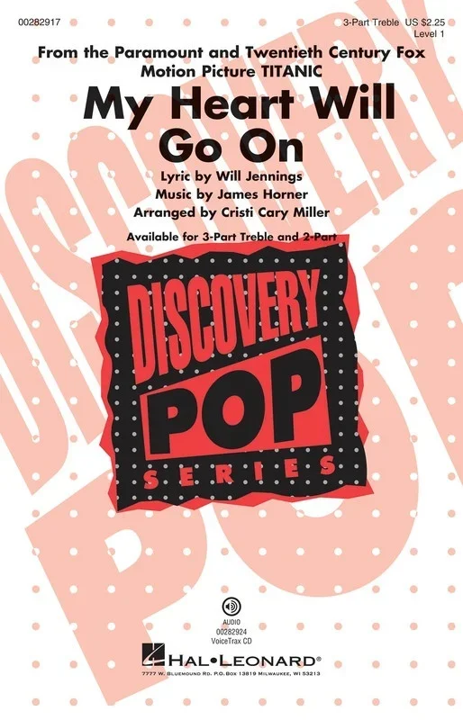 My Heart Will Go On 3 Part Treble (Octavo)