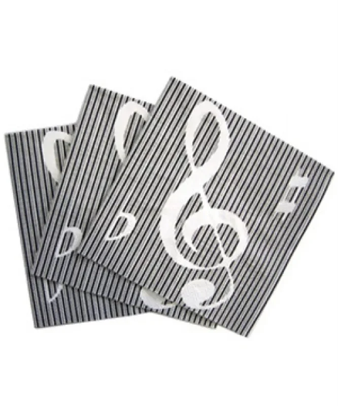 Napkins – Clefs & Stripes