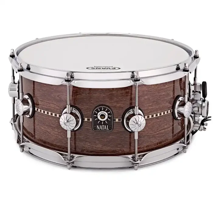 Natal Cafe Racer Snare Drum 14 × 6.5″ – Gloss Inlay