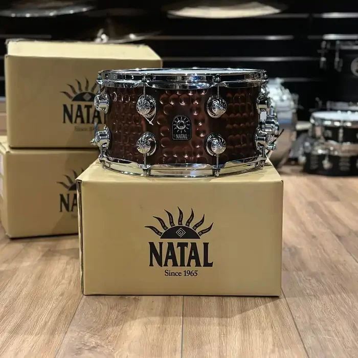 Natal Cafe Racer Steel Hand Hammered Snare Drum 13×7″ (Ex Display)