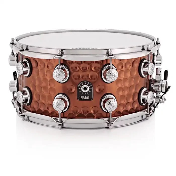 Natal Cafe Racer Steel Hand Hammered Snare Drum 13×7″